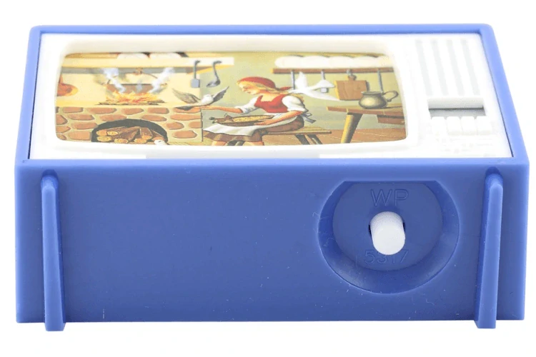 Popelka - klikací TV (retro hračka)