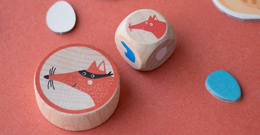 Pozor na lišku! - kooperativní hra Londji v kapesní verzi (princip jako Ovocný sad)