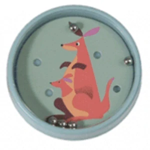 Kuličkový hlavolam zvířátka - průměr 5 cm