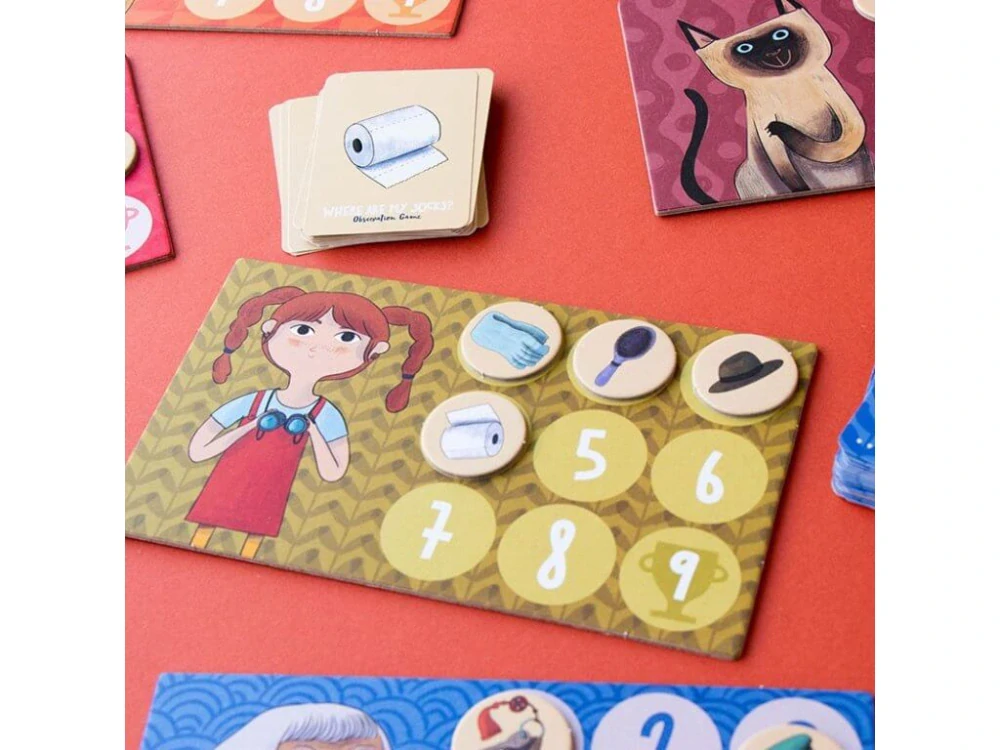Kde jsou moje ponožky? - hra ve stylu loto