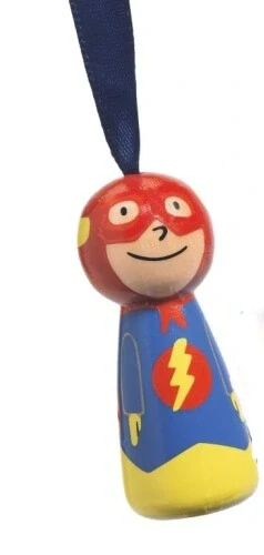 Dřevěný parašutista Flying Heroes - Super Flash