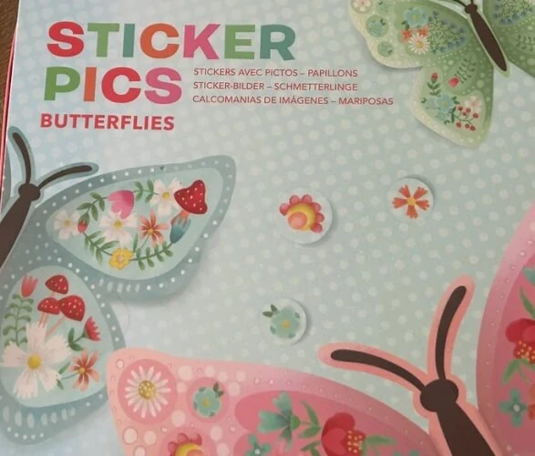 Samolepky motýlci - kreativní sada Tiger Tribe