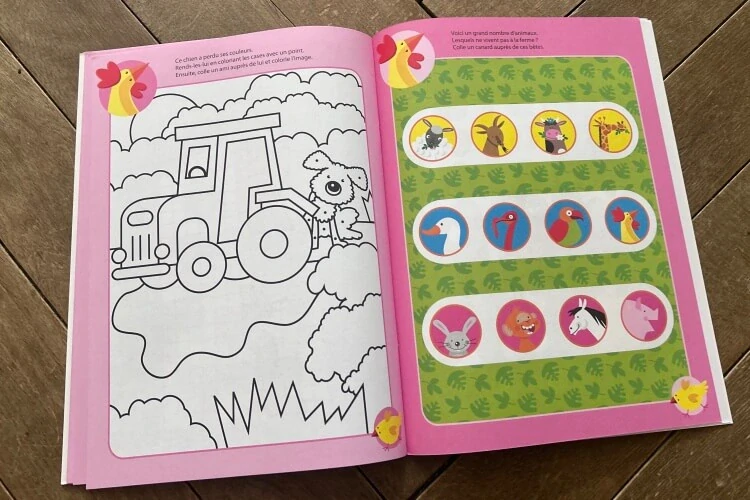 Panika na farmě - sešit plný úkolů a samolepek