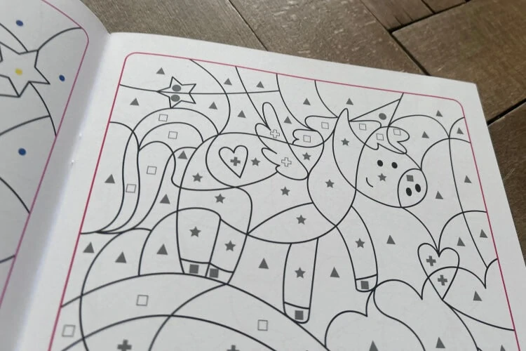 Malování podle čísel Jednorožci