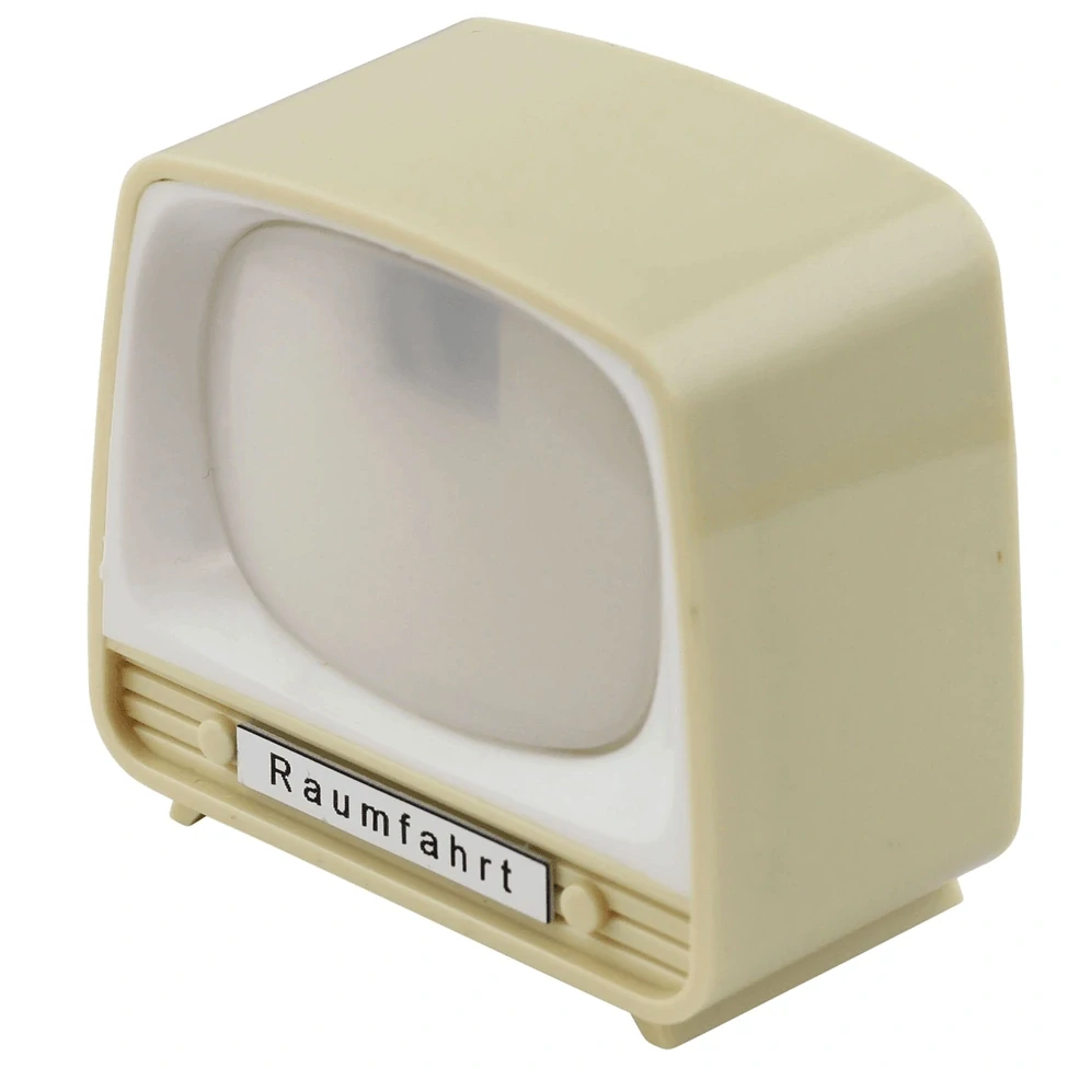 Vesmír - klikací TV (retro hračka)