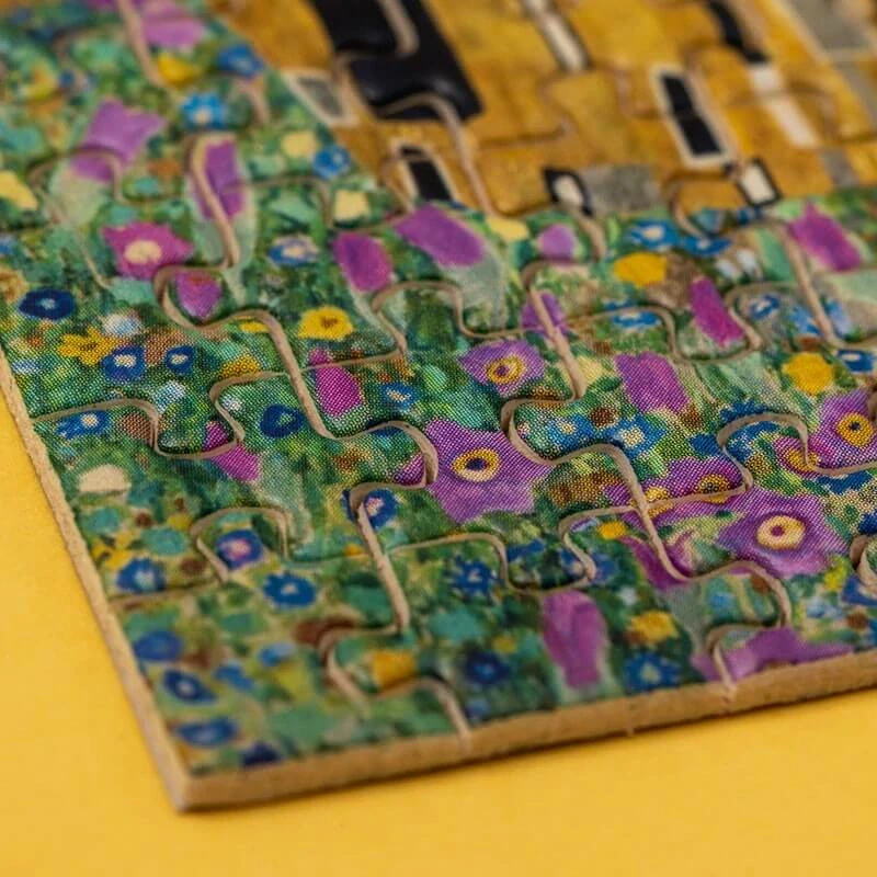 Puzzle Polibek 150 dílků s lupou (Gustav Klimt)