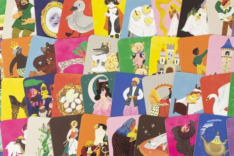 Pexeso s pohádkami - spoj tři obrázky / Fairytale Memory Game