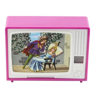 Šípková Růženka - klikací TV (retro hračka)