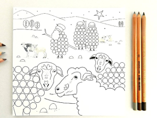 Omalovánky Vánoční příběh