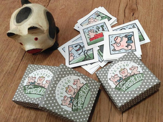 Pexeso Tři prasátka - vyprávěj pohádku