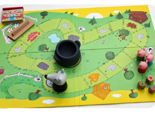 Woolfy (Vlk a tři prasátka) - kooperativní hra Djeco